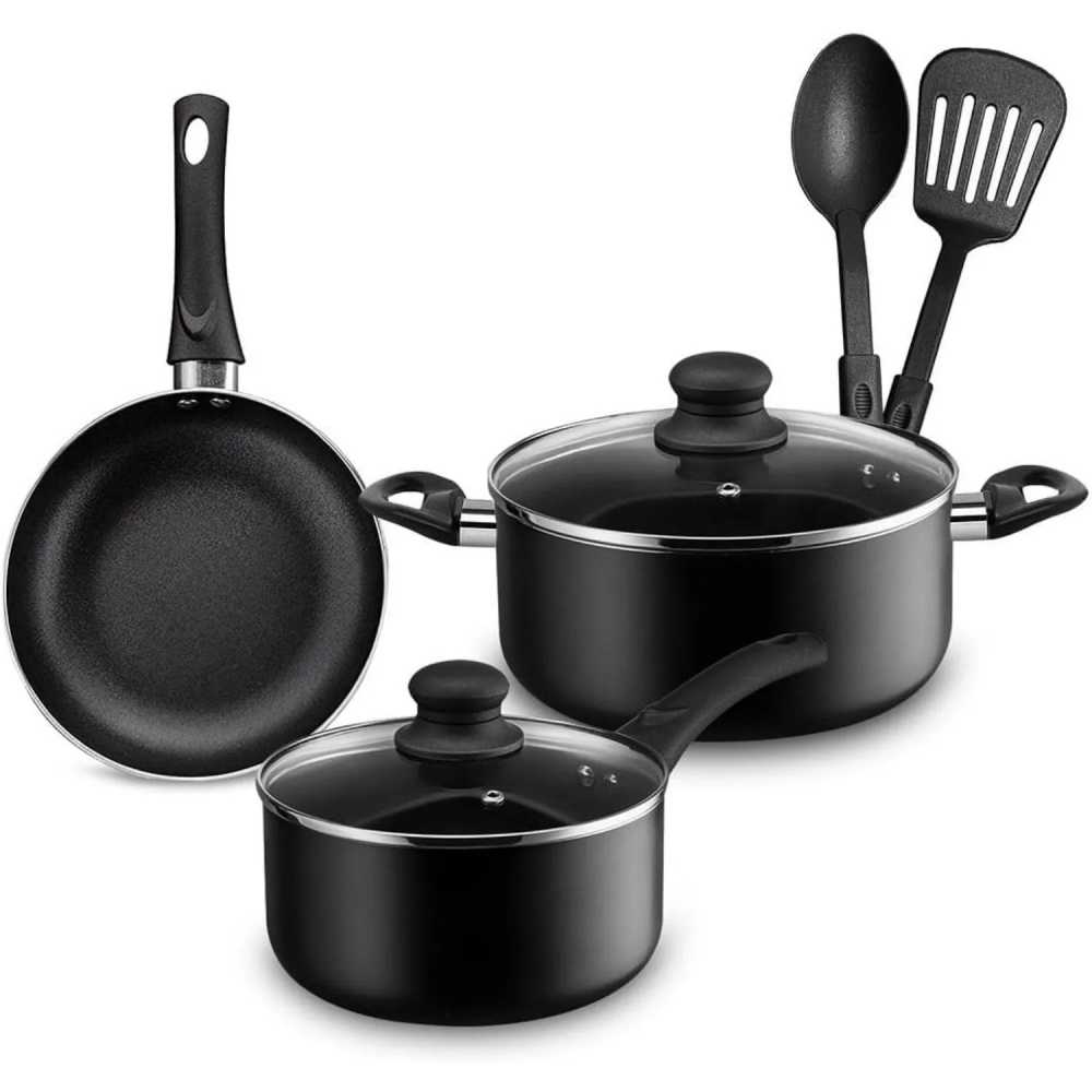 Pots And Pans Set Kitchen Cookware Sets Nonstick Aluminum Cooking Essentials 11 Pieces Purple - AliExpress 15