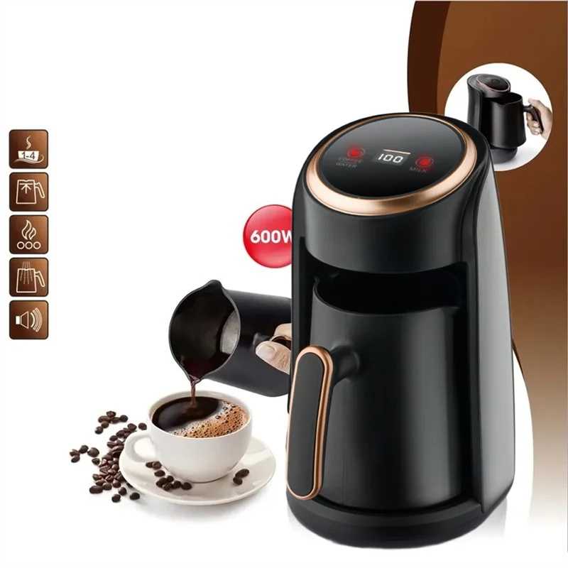 B88B-Automatic Turkish/Greek Coffee Machine 600W Electric Coffee Pot Moka Coffee Kettle Coffee Pot Maker EU Plug - AliExpress 6
