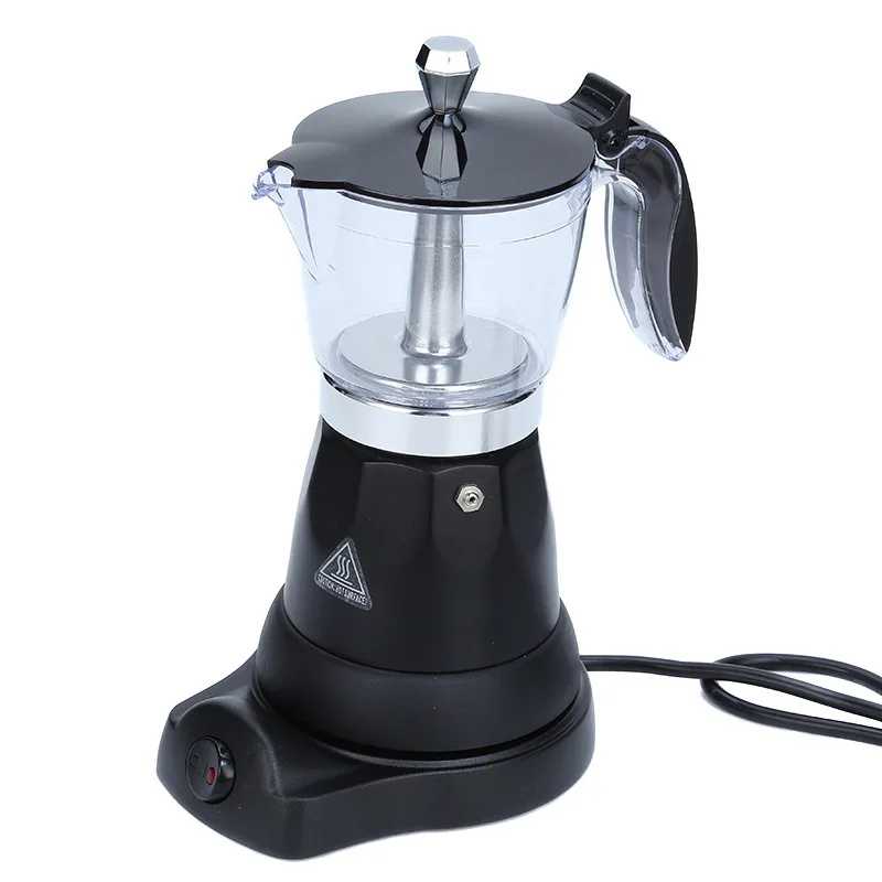 220V 300ml Aluminum Electric Mocha Pot Italian Coffee Maker Household Fast And Convenient Electric Coffee Pot - AliExpress 6