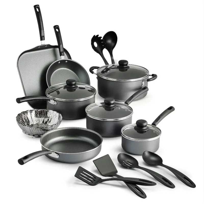 Multifunctional 18-piece non-stick cookware set, easy to clean, scald-proof and non-stick, suitable as a gift - AliExpress 15