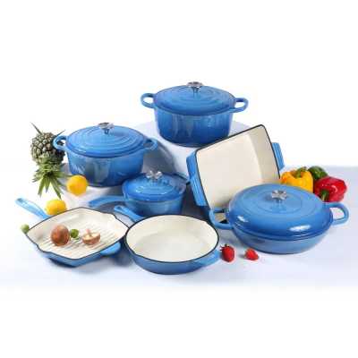 Wholesale Enamel Cast Iron Cookware Cooking Pot Casserole Set Wholesale Kitchenware Manufacturer - AliExpress 15
